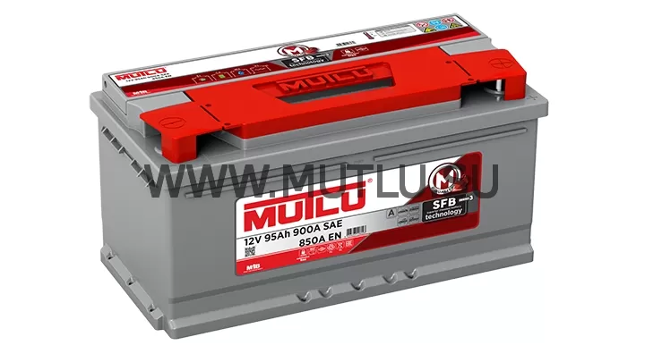 Аккумулятор 12В 95 А/ч Турция MUTLU (LB5.95.085.A) о/п