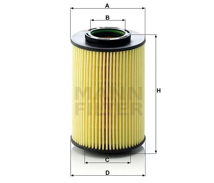 Фильтр масляный MANN-FILTER (HU 822/5 x)