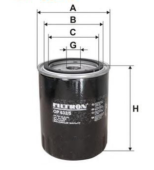 Масляный фильтр Filtron OP632/5