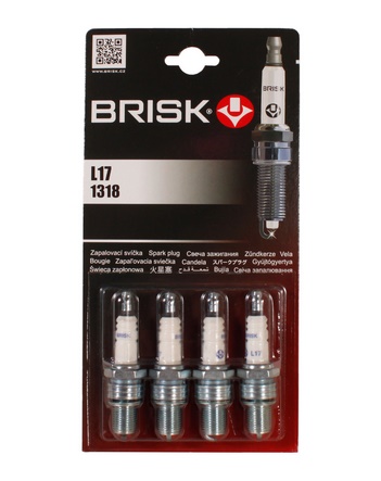 Свечи зажигания BRISK  L 17  блистер