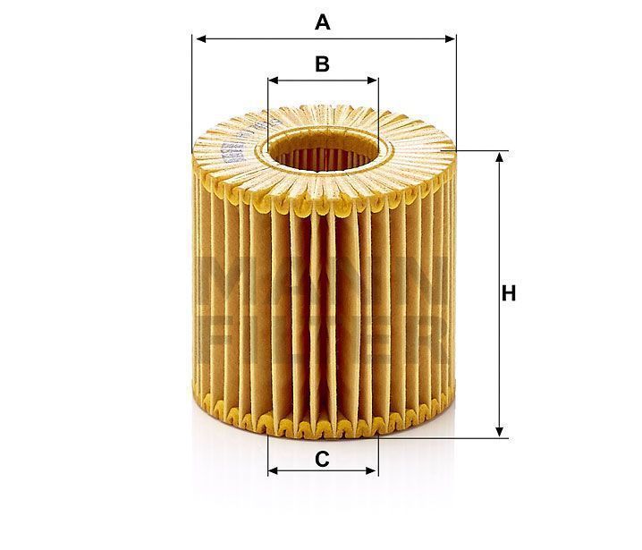 Фильтр масляный MANN-FILTER (HU 7019 z)