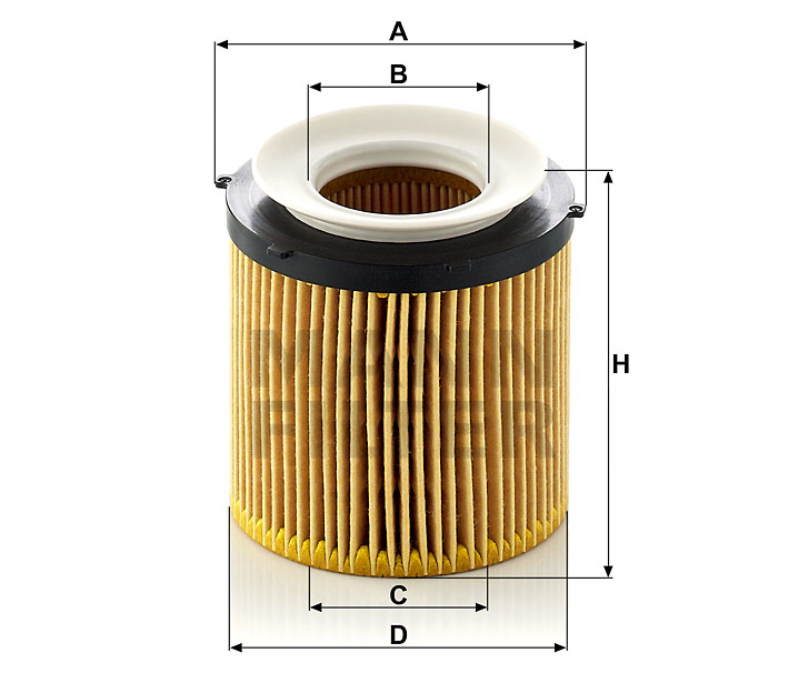 Фильтр масляный MANN FILTER (HU8002x KIT)
