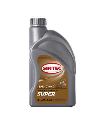 Масло моторное SINTEC SUPER SAE 10W-40 API SG/CD (1л) 