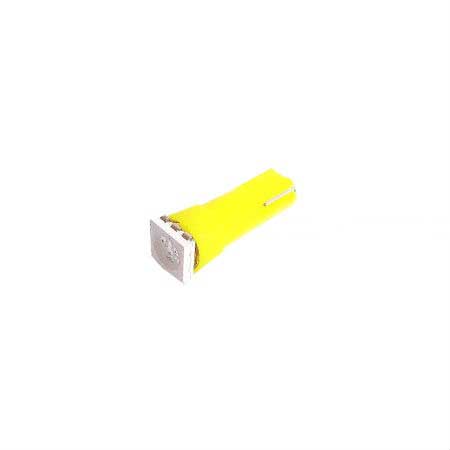 Лампа LED LONGTEK Yellow 12v W1,2W W2x4.6d (DL-T5007Y)