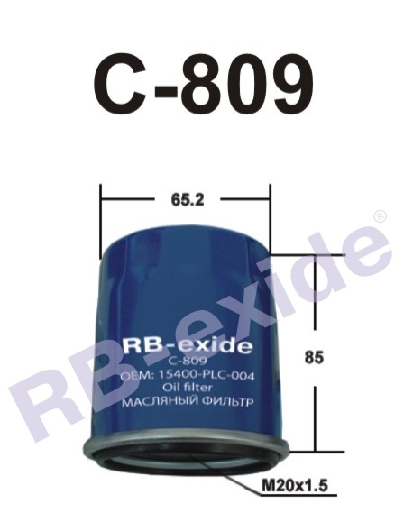 Фильтр масляный RB-Exide С-809 (15400-PLC-004)