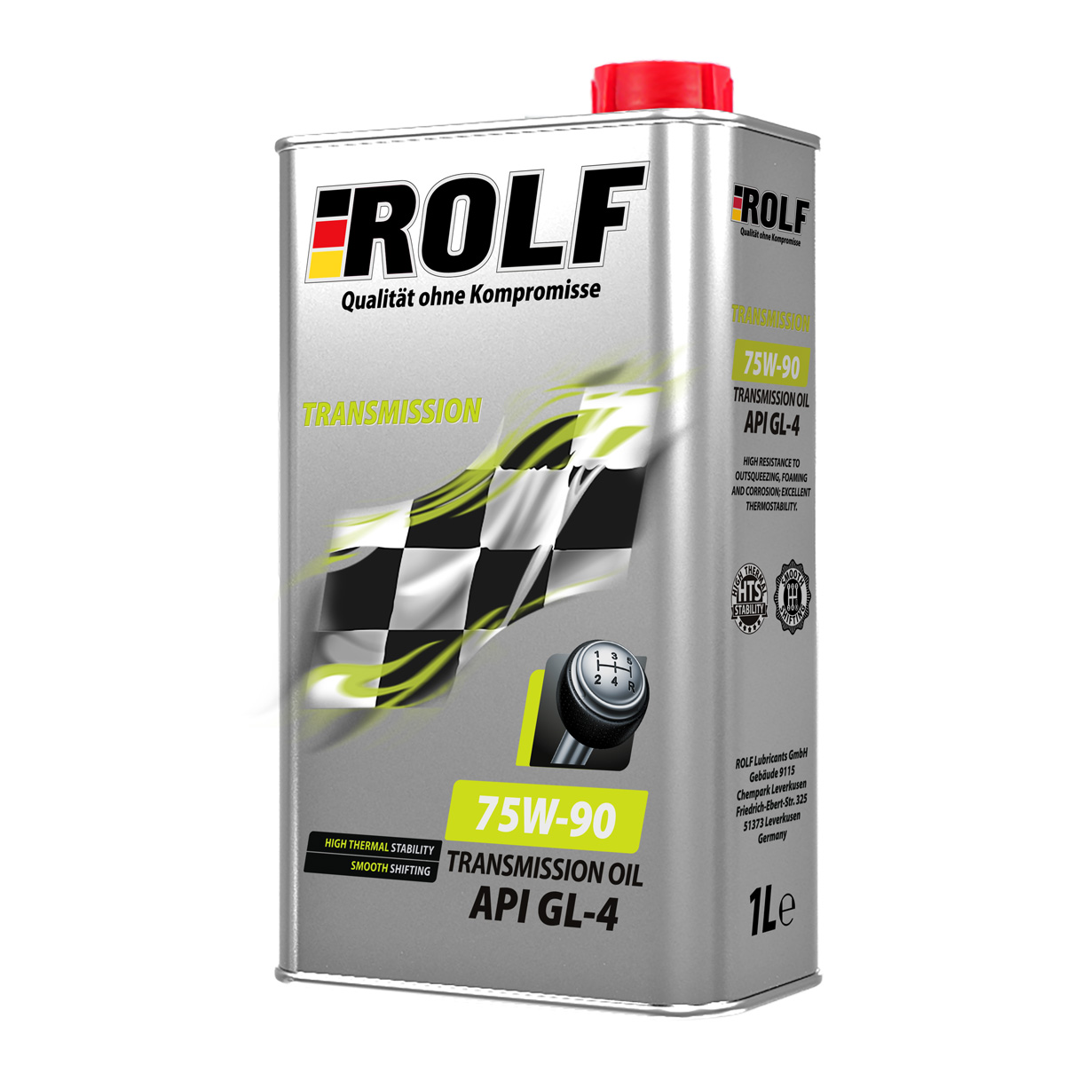 Масло трансмиссионное ROLF Transmission SAE 75W-90, API GL-4 (1л) (металл)