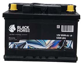Аккумулятор 12В 60 А/ч Black Horse