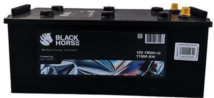 Аккумулятор 12В 190 А/ч Black Horse (3) евро