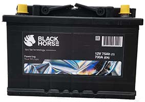 Аккумулятор 12В 75 А/ч Black Horse