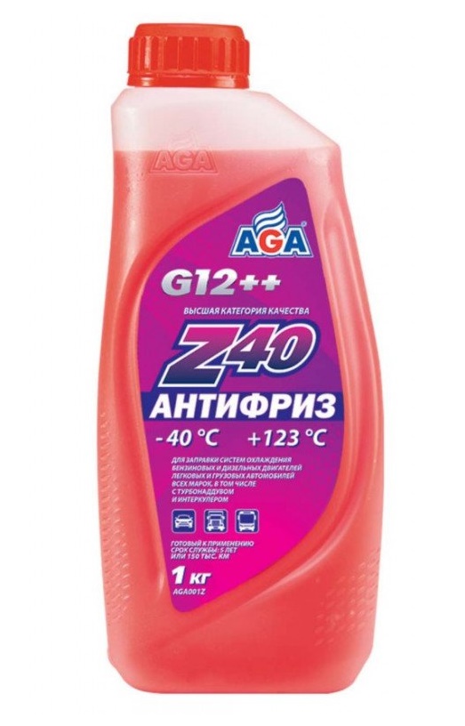 Антифриз AGA-Z40 красный (1л)