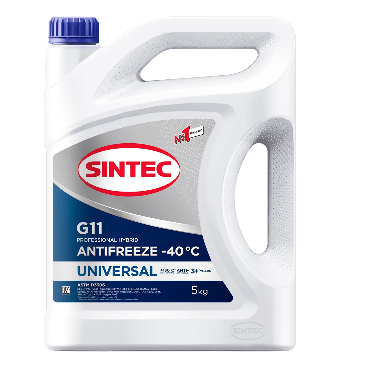 Антифриз Sintec ANTIFREEZE UNIVERSAL G11 (-40) (5кг)