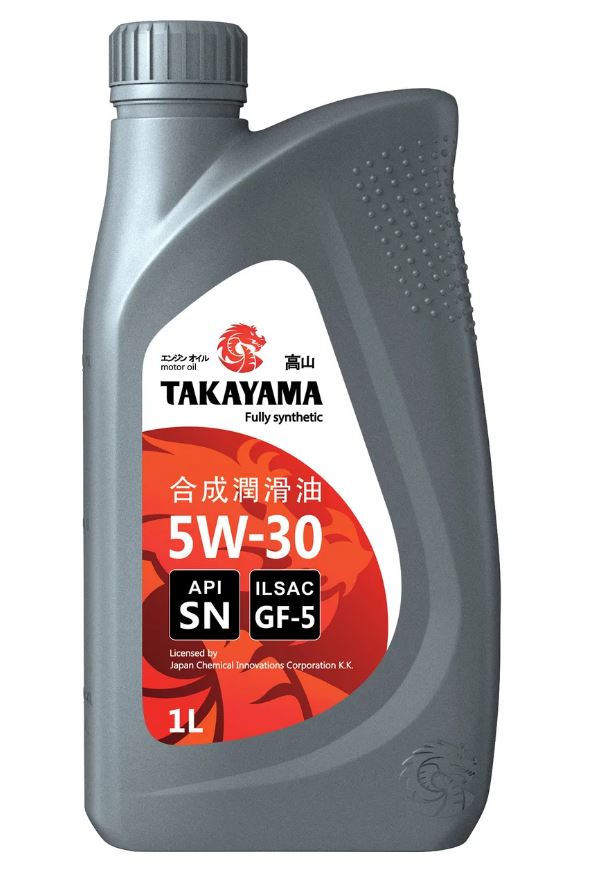 Масло моторное TAKAYAMA SAE 5W-30, ILSAC GF-5, API SN пластик (1л) 