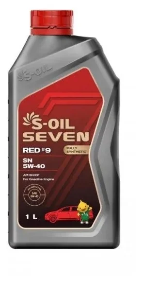Масло моторное S-OIL 7  RED #9 SN 5w-40 1л