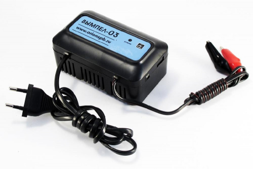 Зарядное устройство Вымпел - 03 (автоматическое,1,2А,6В,гелевых и кислотных акб)