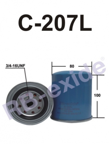 Фильтр масляный RB-Exide С-207L (15208-H8905)