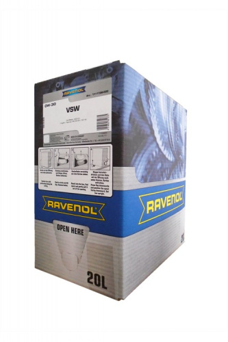 Масло моторное RAVENOL VSE 0w-20 синт. (20л ecobox) 