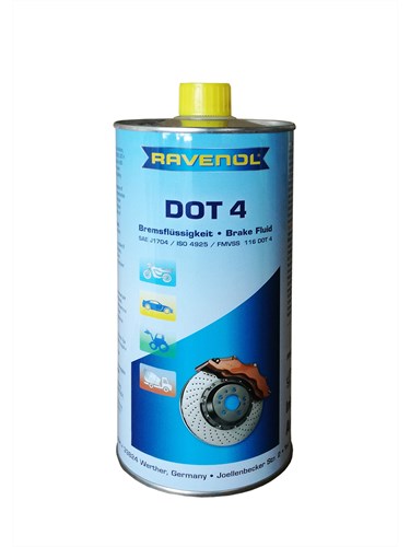 Тормозная жидкость RAVENOL DOT-4 (500мл)
