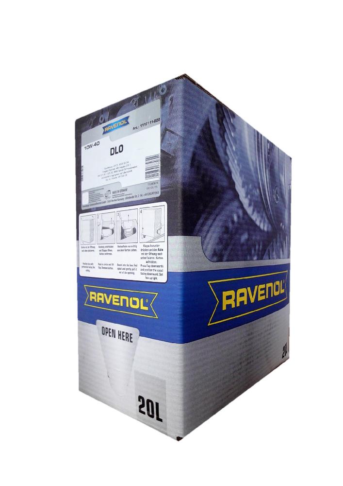 Масло моторное RAVENOL 10w-40 DLO п/синт. (20л ecobox) 